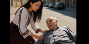 Kız, yaşlı bir adama yardım ettiği için iş görüşmesine